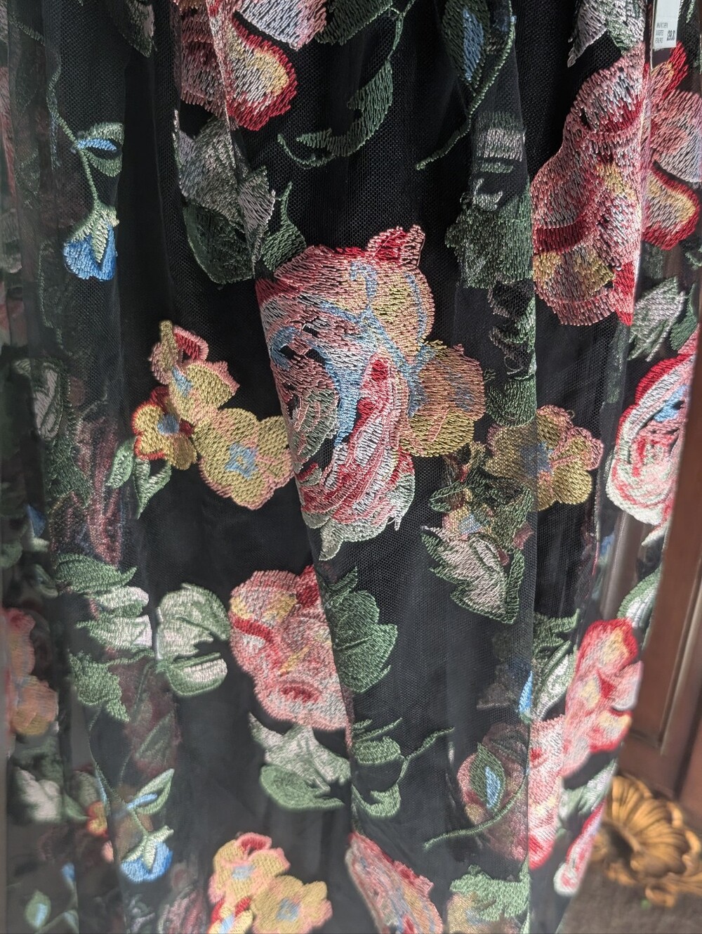 Adriana Papell Embroidered Maxi NWT Retail $299 - Picture 5 of 9
